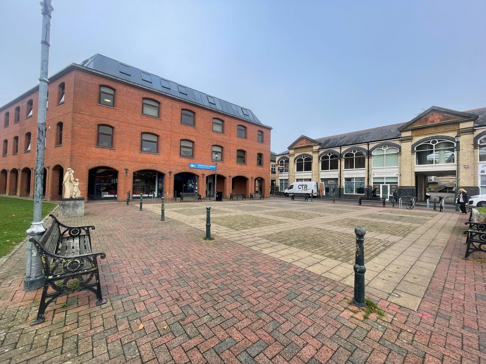 Library Square in Barnstaple
