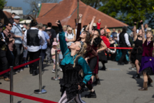 Group of women dancing
