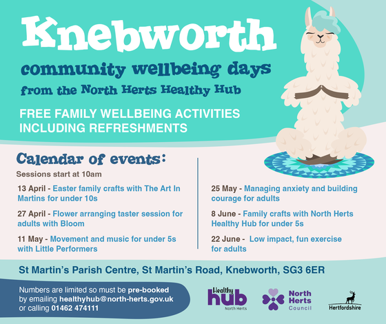Knebworth Healthy Hub Leaflet