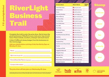 RiverLight Business Trail Sheet