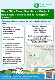 River Slea Flood Resilience Project drop in poster