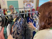 A clothes swap event, or 'swish'