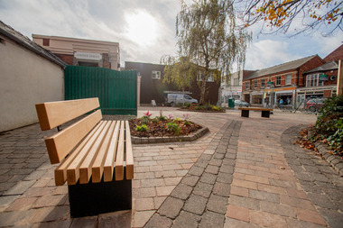 Monument Gardens seating view