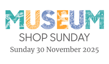 Museum Shop Sunday, Sunday 30 November 2025