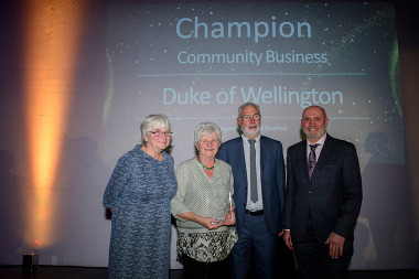 The 2025 Community Business winner, Duke of Wellington at Leasingham