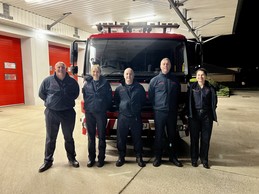 Staff leaving for the Ukraine with Principal officers