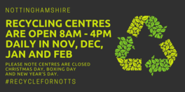Recycling centre opening hours