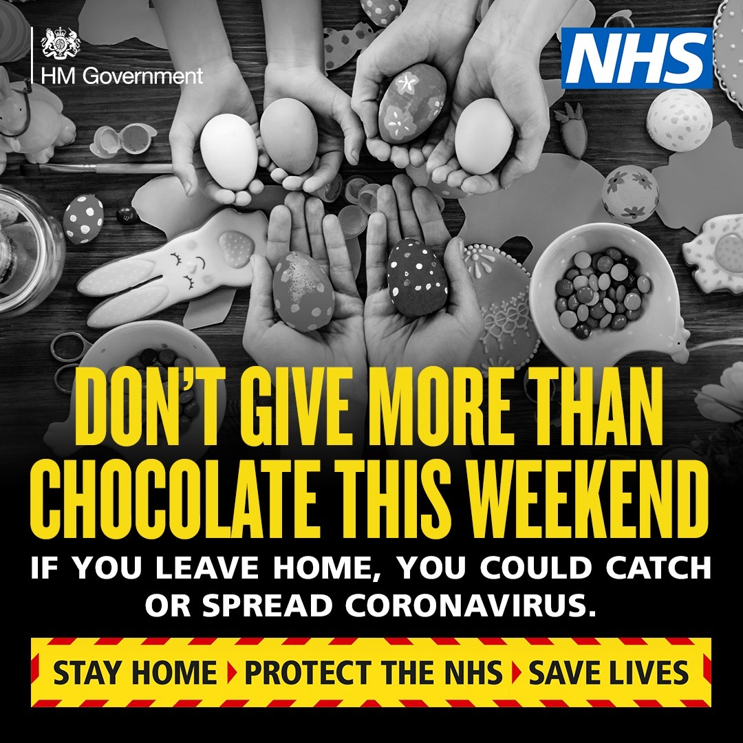 Stay at home this Easter