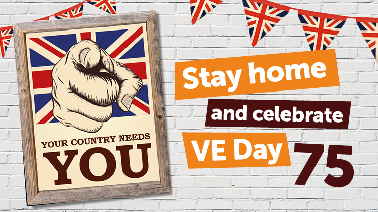 Stay home and celebrate VE Day75