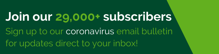 sign up to receive Coronavirus updates straight to your inbox.