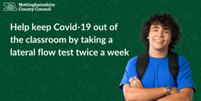 Help keep coronavirus out of the classroom by taking regular rapid covid-19 tests
