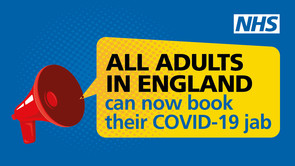 All adults can get their Covid-19 vaccine