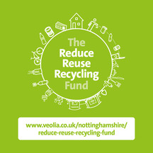 image text reads: reduce. reuse. recycle fund.