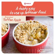 image text says a tasty way to use up leftover food