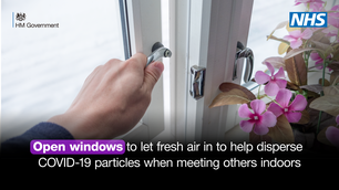 Open windows and let fresh air in 