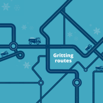 Gritting routes