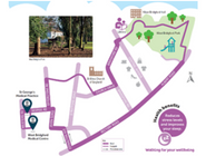 Walking map for West Bridgford