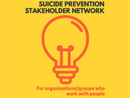 Suicide prevention network lightbulb logo