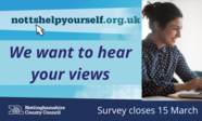 Notts Help Yourself survey graphic image