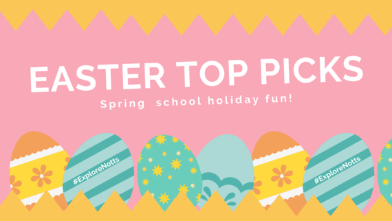 Spring/Easter school holidays graphic