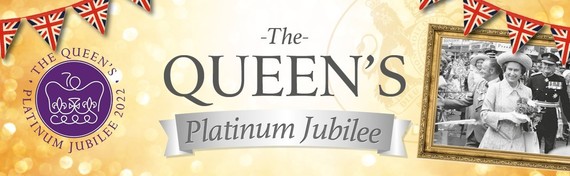 Queens Platinum Jubilee banner