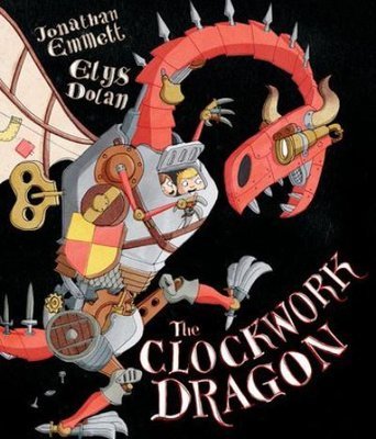 A picture of an orange dragon promoting the the clockwork dragon workshop