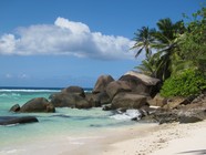 Photo showing a tropical beach