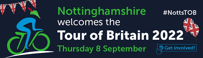 Nottinghamshire welcomes the Tour of Britain 2022 on Thursday 8 September