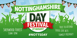 Notts Day Festival banner