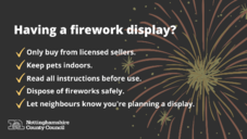 How to have safe firework display