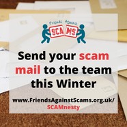 Send your scam mail to the Friends Against Scams team this winter. SCAMnesty