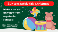 Buy toys safely this Christmas. Make sure you only buy from reputable retailers