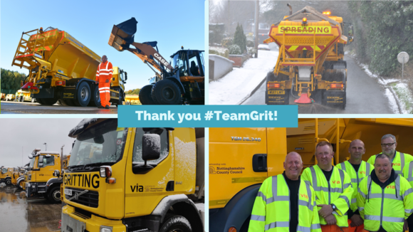 Thank you to our gritting teams