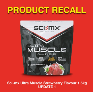 Product recall: Sci-Mx Protein Powder