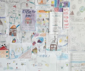 Children's drawings of flood risk management
