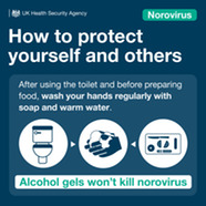 Norovirus, how to protect yourself and others. 