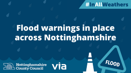 Flood alerts and warnings in place across Nottinghamshire