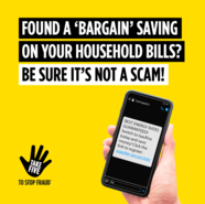 Found a bargain saving on your household bills? Be sure it's not a scam!