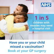 Has your child has had their MMR jabs? 