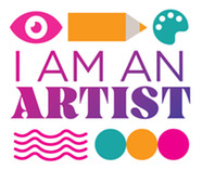 I am an artist logo