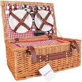 Wicker picnic basket