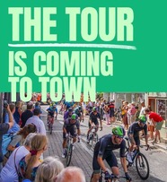 The Tour of Britain is coming to Town with a group of cyclists pictured