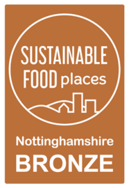 Sustainable Food Places Notts bronze award