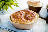 Root vegetable pie