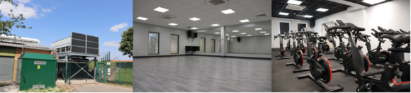 New low-carbon air source heat pump and studios at Cotgrave Leisure Centre