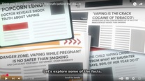 Screenshot of Think you know about vaping? The truth behind the clouds animation