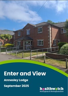 Cover of Annesley Lodge Enter and View visit report