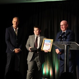 Archie wins the countywide Outstanding Achievement award