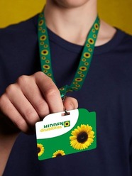 Hidden disabilities sunflower lanyard