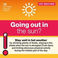 Stay well in hot weather